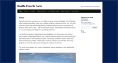 Desktop Screenshot of castlefrenchfarm.com